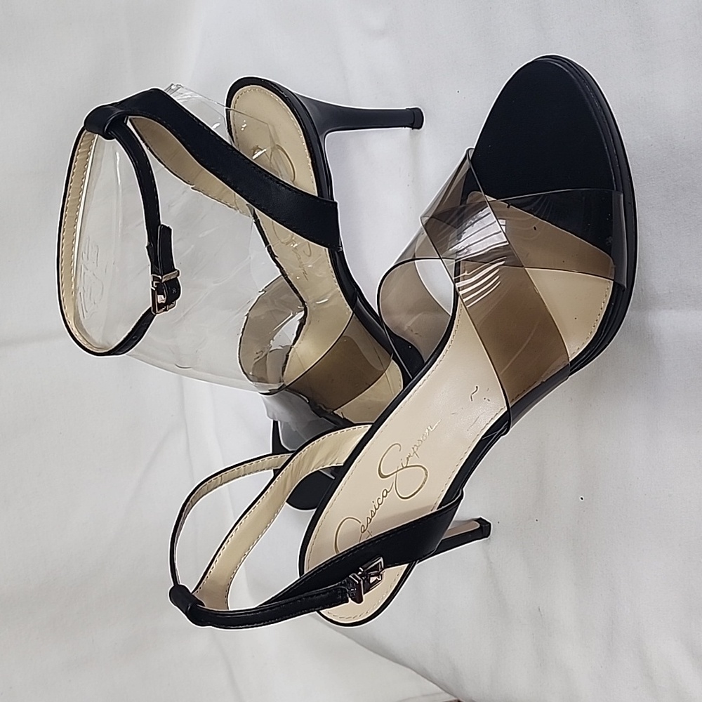 #21 Smokey plastic heels